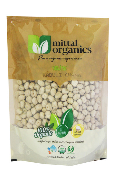 Kabuli Chana | By Mittal Organics | For USA | 17.64 Oz | 1.1 lbs