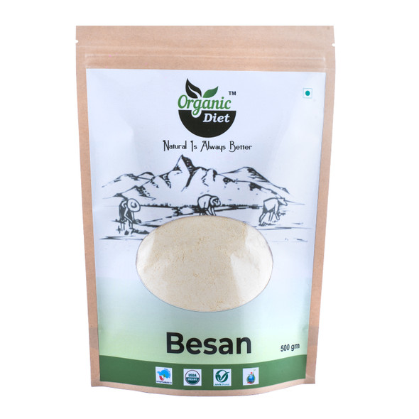 Besan | By Organic Diet | For USA | 17.64 Oz | 1.1 lbs