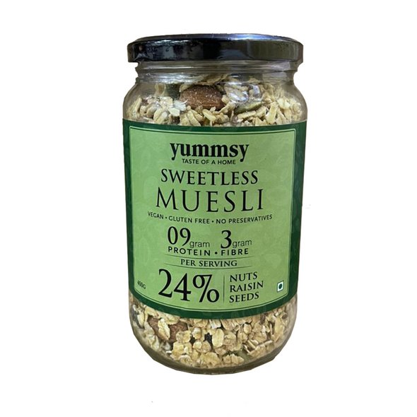 Sweetless Muesli | By Yummsy Food | For USA | 26.46 Oz | 1.65 lbs