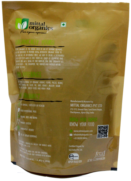 Buckwheat (Kuttu) Flour | By Mittal Organics | For USA | 17.64 Oz | 1.1 lbs