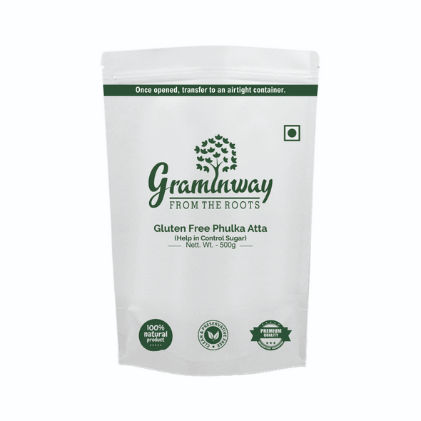 Gluten Free Phulka Atta | By Graminway | For USA | For USA | 17.64 Oz | 1.1 lbs