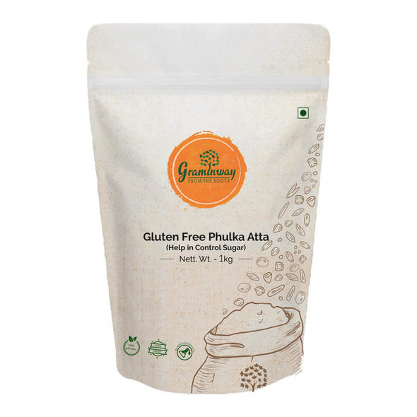 Gluten Free Phulka Atta (Help in Control Sugar) | By Graminway | For USA | For USA | 35.27 Oz | 2.2 lbs