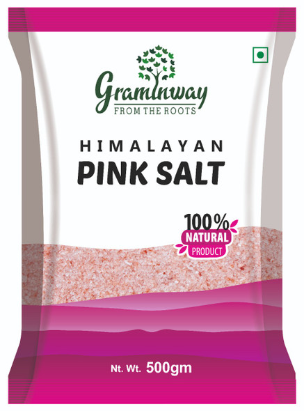Himalayan Pink Salt | By Graminway | For USA | For USA | 17.64 Oz | 1.1 lbs