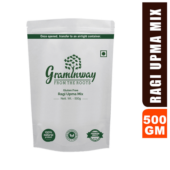 Gluten Free Ragi Upma Mix | By Graminway | For USA | For USA | 17.64 Oz | 1.1 lbs