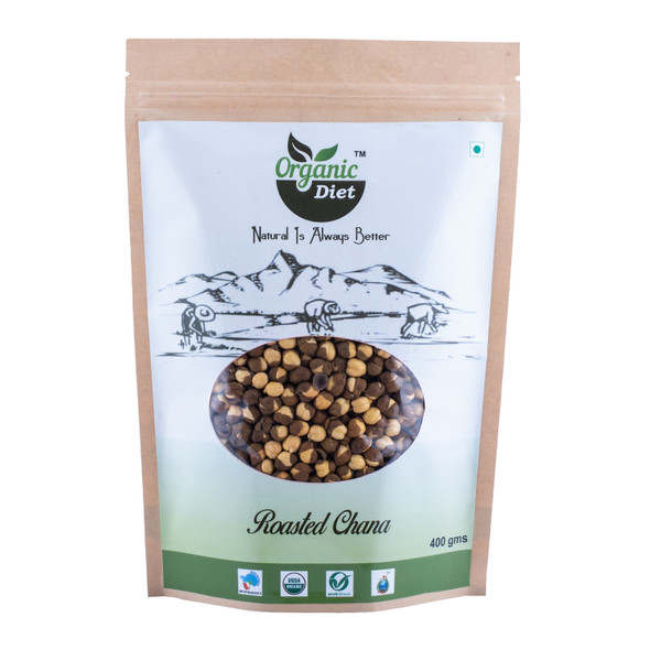 Roasted Chana | By Organic Diet | For USA | 14.11 Oz | 0.88 lbs