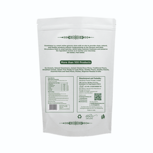 Ajwain Besan Cheela Mix | By Graminway | For USA | For USA | 17.64 Oz | 1.1 lbs