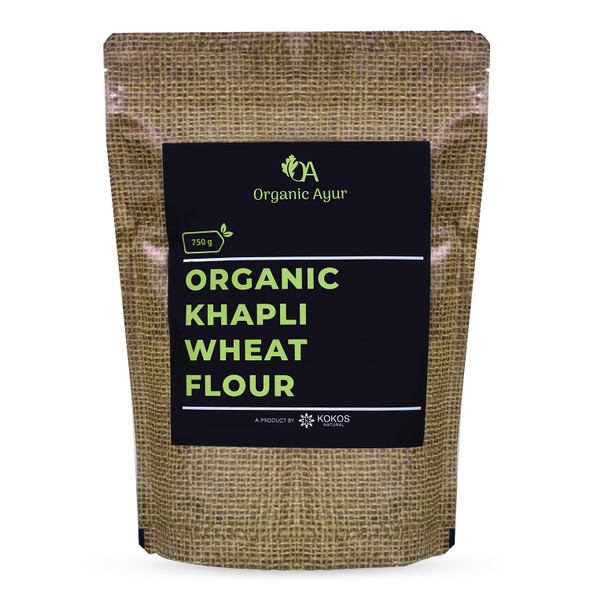 KHAPLI WHEAT FLOUR | By Organic Ayur | For USA | 26.46 Oz | 1.65 lbs