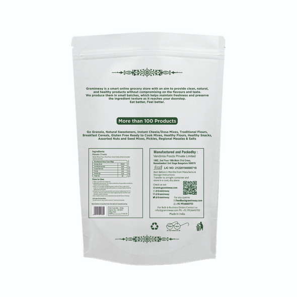 Masala Cheela Mix | By Graminway | For USA | For USA | 17.64 Oz | 1.1 lbs