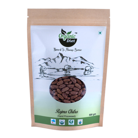 Rajma Chitra | By Organic Diet | For USA | 17.64 Oz | 1.1 lbs