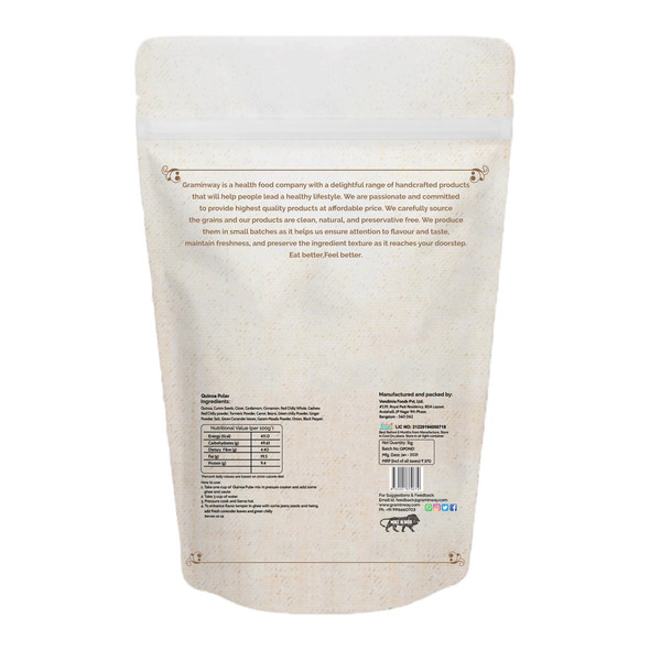 Quinoa Pulav | By Graminway | For USA | For USA | 35.27 Oz | 2.2 lbs