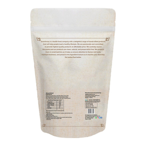 Quinoa Khichadi | By Graminway | For USA | For USA | 35.27 Oz | 2.2 lbs