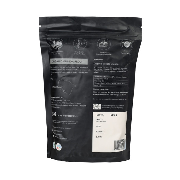 Quinoa Flour | By Zama | For USA | 17.64 Oz | 1.1 lbs