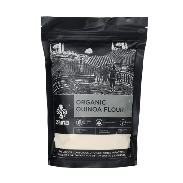 Quinoa Flour | By Zama | For USA | 17.64 Oz | 1.1 lbs