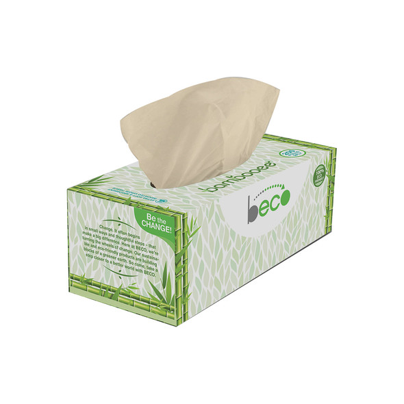 Facial Tissue Carbox - 200 Pulls - Pack of 2 | By BECO | For USA | 17.64 Oz | 1.1 lbs