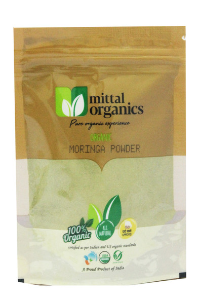 Moringa Powder | By Mittal Organics | For USA | 1.76 Oz | 0.11 lbs