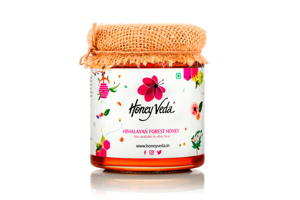 Himalayan Forest Raw Honey | By HoneyVeda | For USA | 8.82 Oz | 0.55 lbs