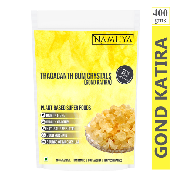 Tragacanth Gum Crystals | By Namhya | For USA | 14.11 Oz | 0.88 lbs