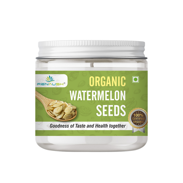 Certified Organic Watermelon seeds | By Renaush | For USA | 8.82 Oz | 0.55 lbs