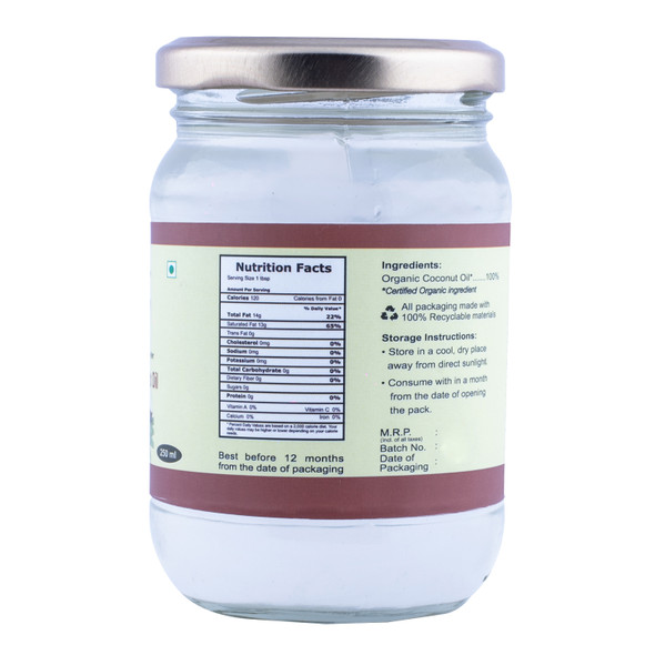 Virgin Coconut Oil | By Organic Diet | For USA | 8.45 fl Oz