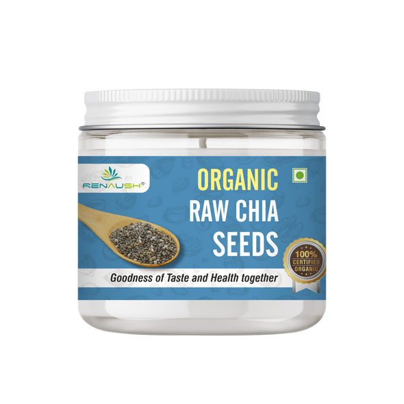 Certified Organic Chia Seeds | By Renaush | For USA | 8.82 Oz | 0.55 lbs