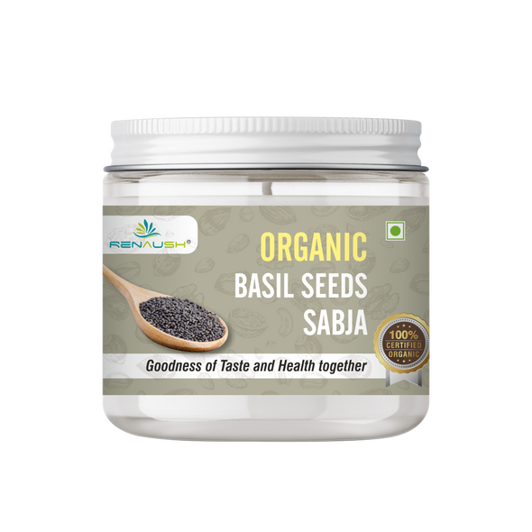 Certified Organic Basil Seeds | By Renaush | For USA | 8.82 Oz | 0.55 lbs
