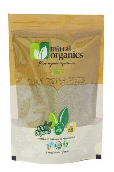 Black Pepper Powder | By Mittal Organics | For USA | 1.76 Oz | 0.11 lbs
