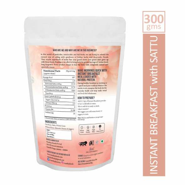 Instant Breakfast cereal | By Namhya | For USA | 10.58 Oz | 0.66 lbs