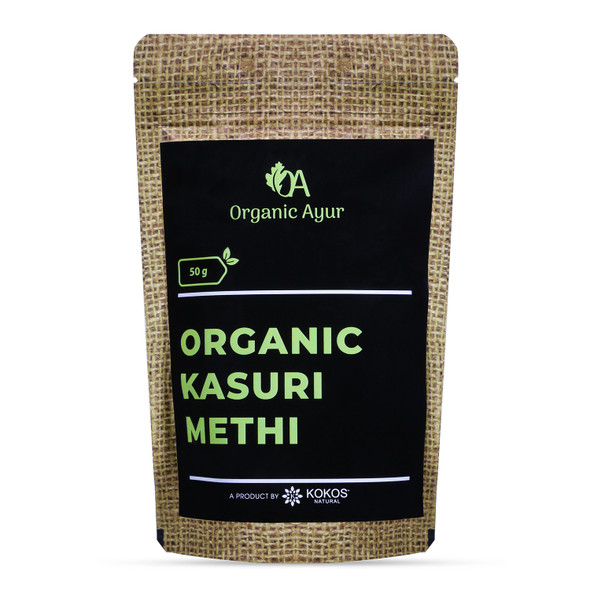 KASURI METHI | By Organic Ayur | For USA | 1.76 Oz | 0.11 lbs