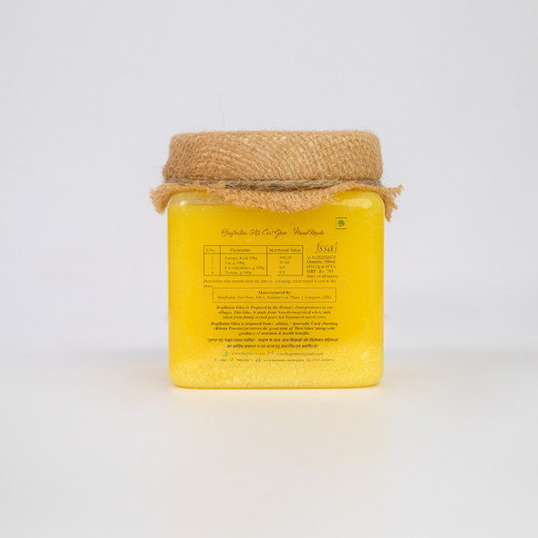A2 Bilona Cow Ghee | by BrajRatna | For USA | 17.64 Oz | 1.1 Lbs