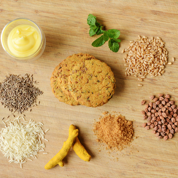 Prana - Vata Balancing Cookies For Digestion & Stamina  | By Butterfly Ayurveda | For USA |  7.94 oz  |  0.5lbs