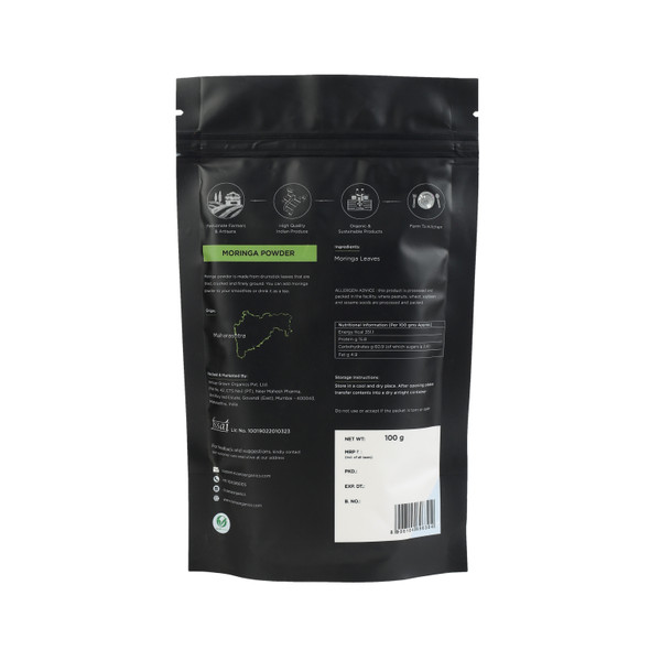 Moringa Powder | By Zama | For USA | 3.53 Oz | 0.22 lbs