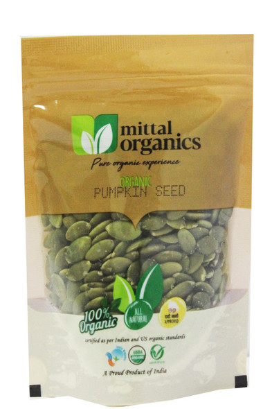 Pumpkin Seed | By Mittal Organics | For USA | 3.53 Oz | 0.22 lbs