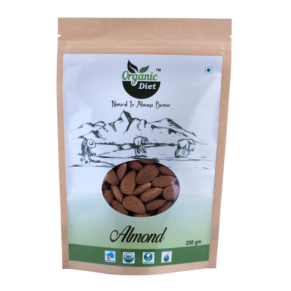 Almond | By Organic Diet | For USA | 8.82 Oz | 0.55 lbs