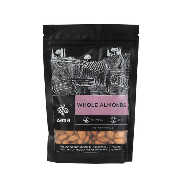Whole Almonds | By Zama | For USA | 17.64 Oz | 1.1 lbs