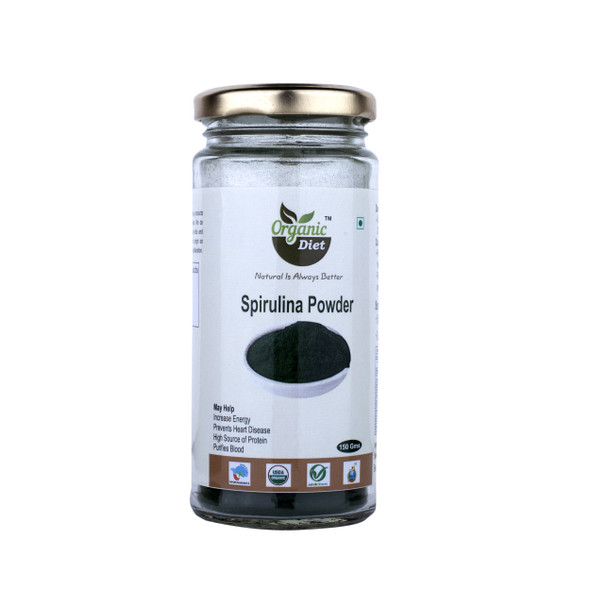 Spirulina Powder | By Organic Diet | For USA | 5.29 Oz | 0.33 lbs