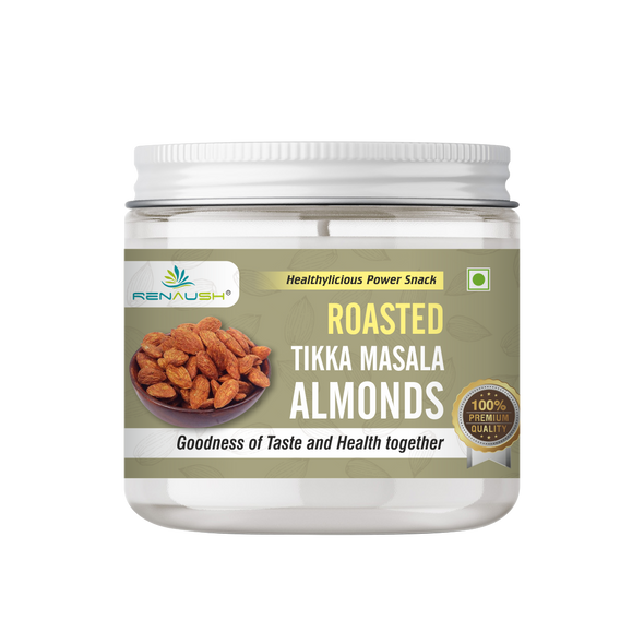 Roasted Tikka masala almonds | By Renaush | For USA | 8.82 Oz | 0.55 lbs