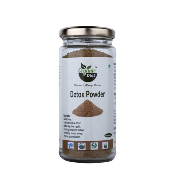 Detox Powder | By Organic Diet | For USA | 3.53 Oz | 0.22 lbs