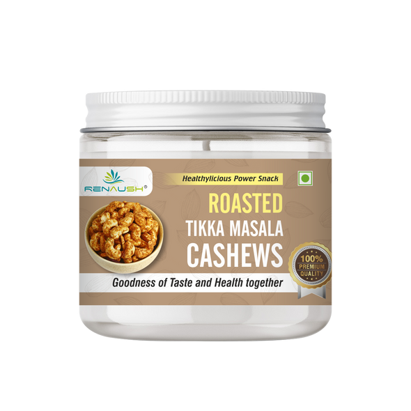Roasted Tikka masala cashews | By Renaush | For USA | 7.76 Oz | 0.48 lbs
