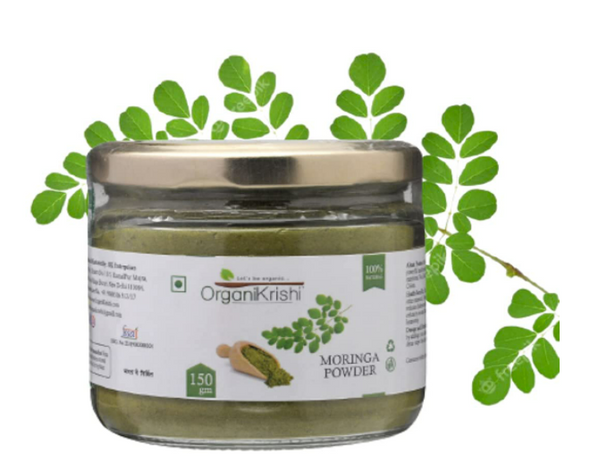 Moringa Leaf Powder | By OrganiKrishi | For USA | 5.29 OZ | 0.33 lbs