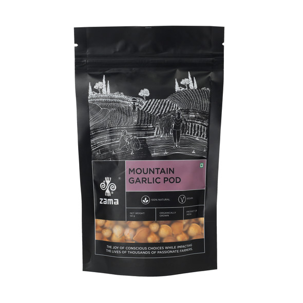 Mountain Garlic Pods | By Zama | For USA | 1.76 Oz | 0.11 lbs