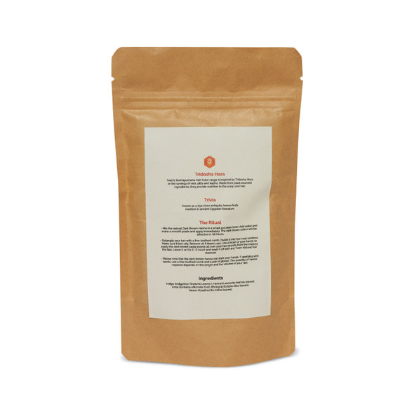 Henna Natural - Dark Brown | By TVAM | For USA | 3.53 Oz | 0.22 lbs