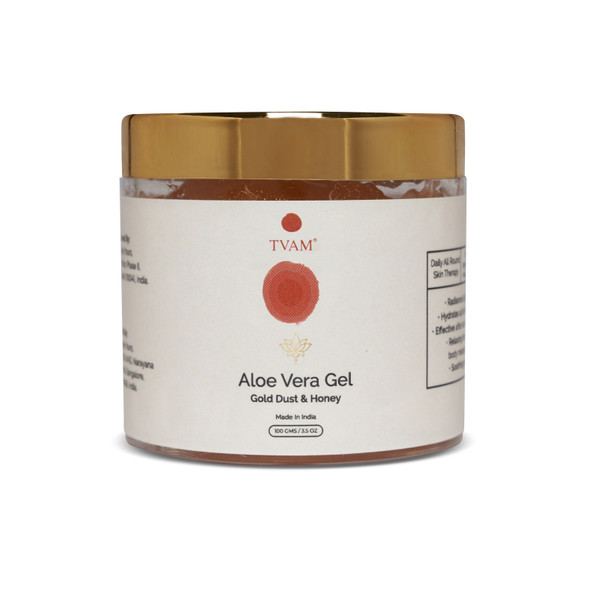 Aloe Vera Gel - Gold Dust & Honey | By TVAM | For USA | 3.53 Oz | 0.22 lbs