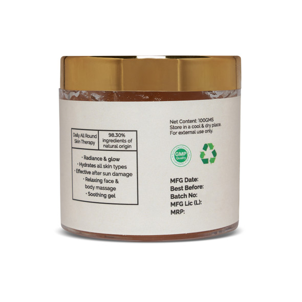 Aloe Vera Gel - Gold Dust & Honey | By TVAM | For USA | 3.53 Oz | 0.22 lbs