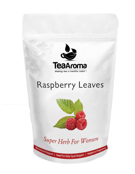 Raspberry Tea Leaves Superherb for Women Helps with Women, Period Health, Menstural Cramp & Pain | By Tea Aroma | For USA | 1.76 Oz | 0.11 lbs