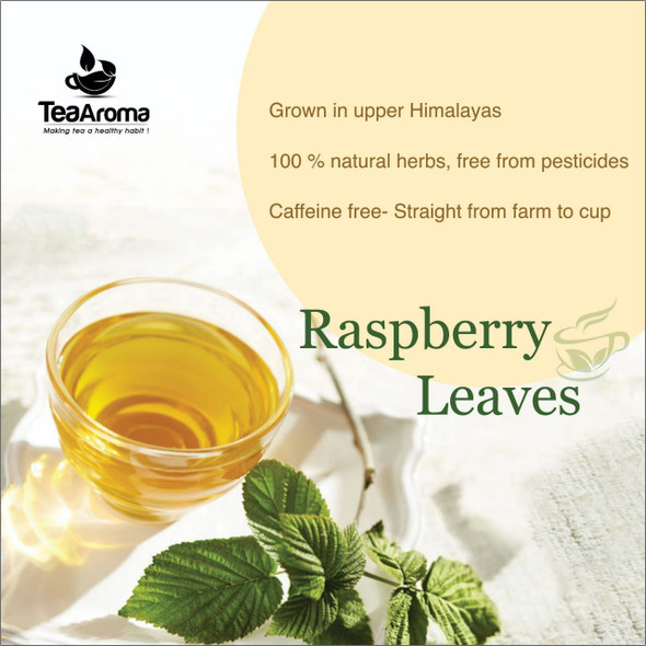 Raspberry Tea Leaves Superherb for Women Helps with Women, Period Health, Menstural Cramp & Pain | By Tea Aroma | For USA | 1.76 Oz | 0.11 lbs