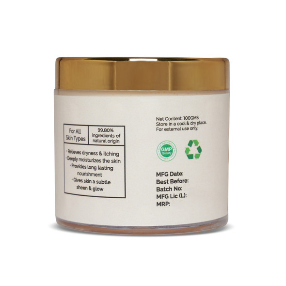 Body Butter - Grapefruit Peach Avocado | By TVAM | For USA | 3.53 Oz | 0.22 lbs