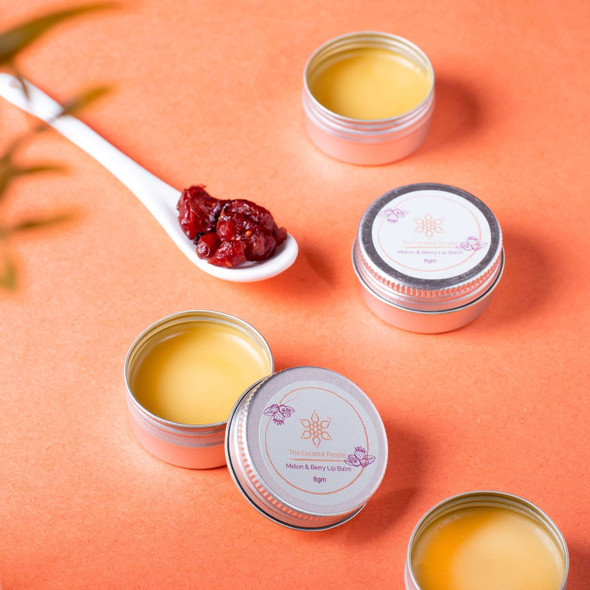 Melon & Berry Lip-balm | By The Coconut People | For USA | 0.28 OZ | 0.02 lbs