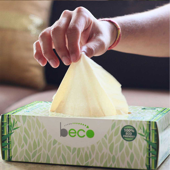Facial Tissue Carbox - 100 Pulls - Pack of 6 | By BECO | For USA | 0.03 Oz