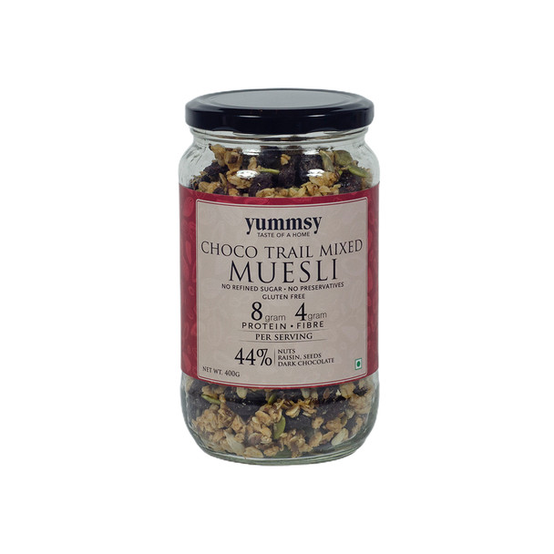 Choco - Trail Mix Muesli | By Yummsy Food | 28.22 Oz | 1.76 lbs