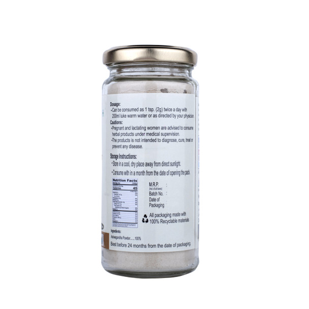 Ashwagandha Powder | By Organic Diet | 3.53 Oz | 0.22 lbs